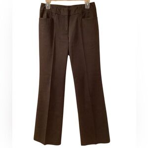 New York & Company Dark Brown Straight Leg Pants Size 4